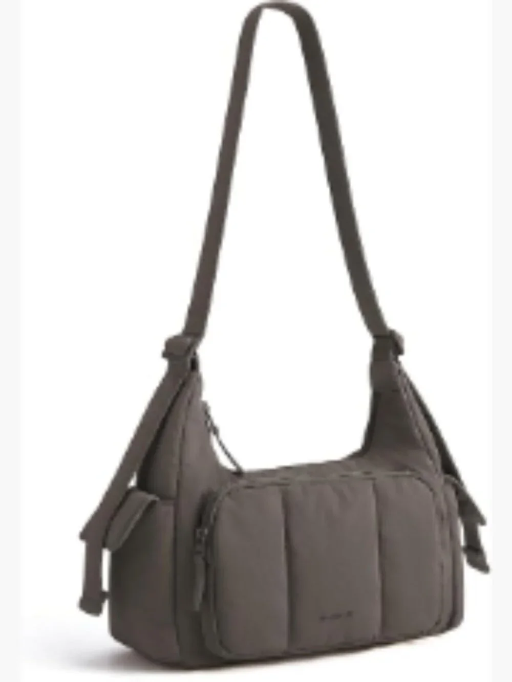 Puffer Crossbody Hobo Bag for Women, Lightweight Water-Resistant Nylon, Fits